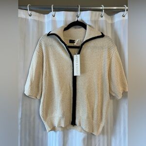Piper & Scoot Short Sleeve Sweater - NWT
